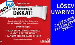 LÖSEV’DEN DOLANDIRICILIK UYARISI: “LÖSEV ELDEN BAĞIŞ ALMAZ!”