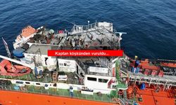 80 mil açıkta saldırıya uğrayan "MIDVOLGA-2" adlı gemi onarılıyor.