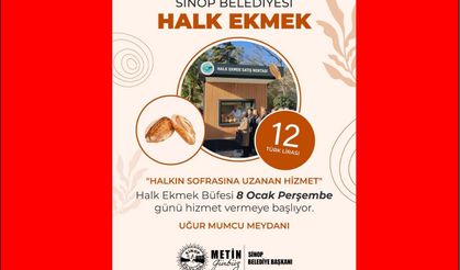 İlk Satış 'Başkan'dan... Halk Ekmek açılıyor...