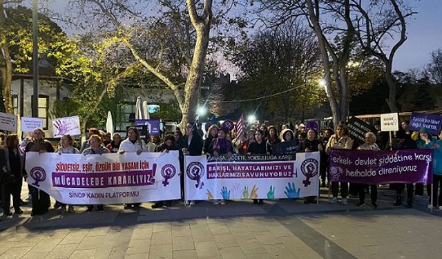 Sloganlarla, ıslık ve düdüklerle "hak için "yürüdüler...