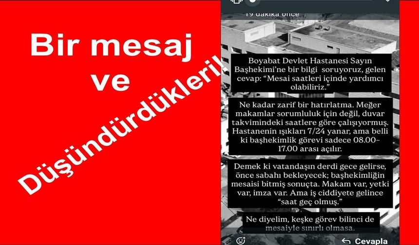 Sağlıkta bu olursa!